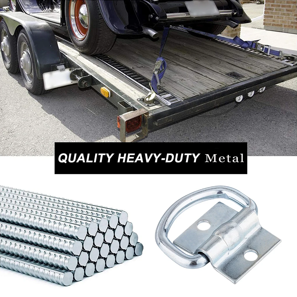 

4Pack Heavy Duty Tie Down Ring Truck Lashing Ring Van Truck Accessories Ring Load Anchor Reliable