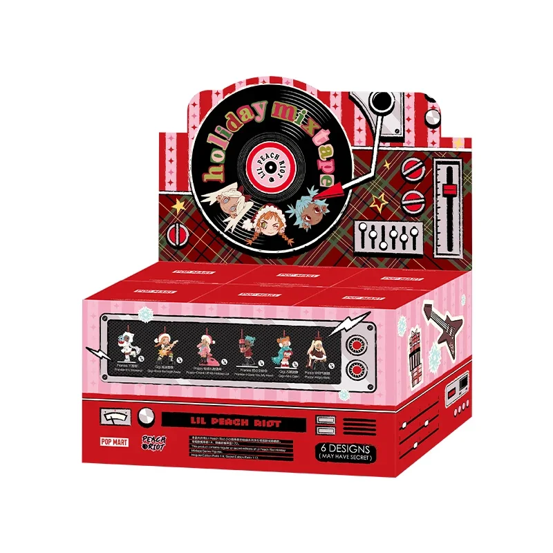 POP MART Lil Peach Riot Holiday Mixtape Series Mystery Box Genuine