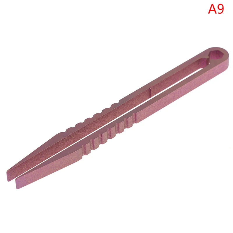 Precision Tweezers 2Sizes TC4 Clip Cellular Titanium Tweezers Pick Up Clamping EDC Multipurpose Professional Maintenance Tool