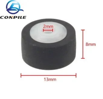 Pinch roller belt pulley tape recorder cassette deck 1-7pcs for Sharp GF777 9292 6060 Sanyo 9494 Sony 190 Phillips 3301