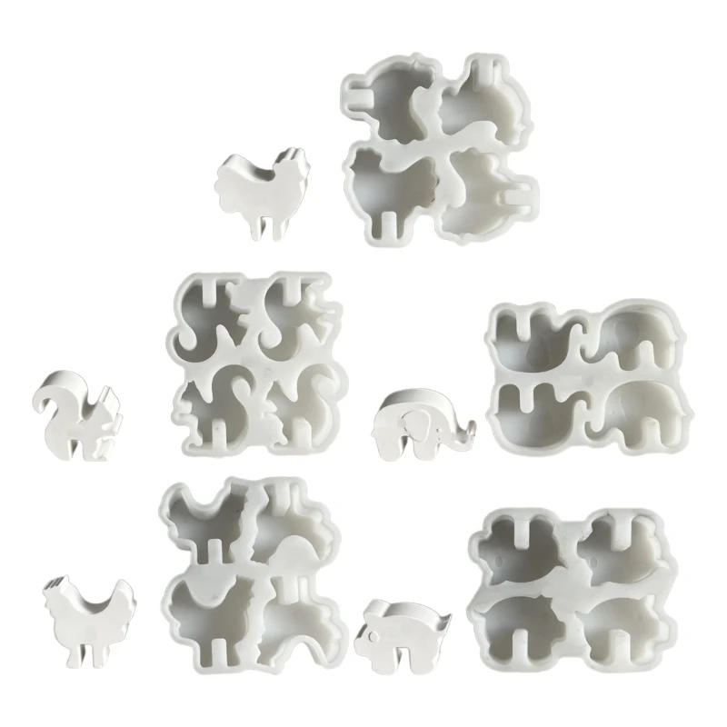

Handmade Animal Decorations Mold Flexible Silicone Mould Gift for Craft Lovers