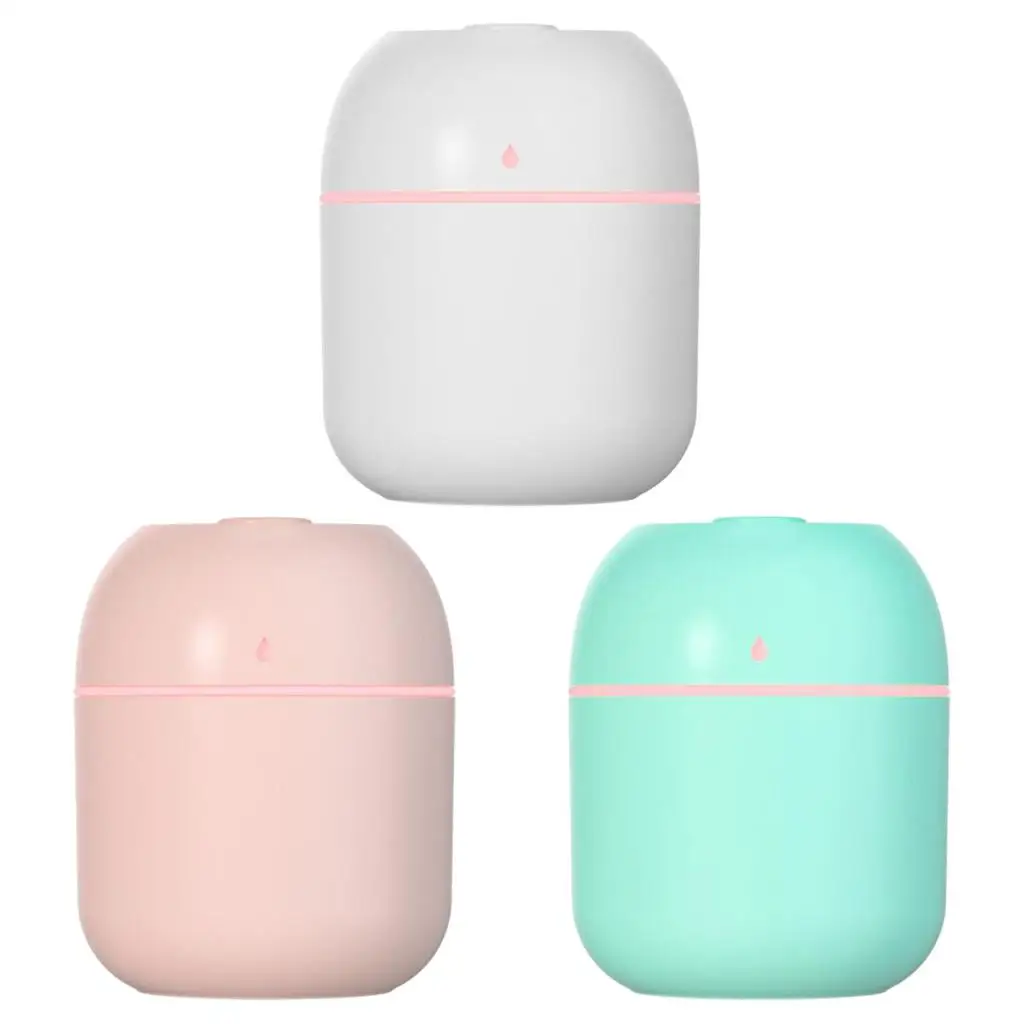 USB Essential Ultrasonic Humidifier LED Light Cool Mist Premium Humidifying Fragrances Auto Shut-Off for Office 