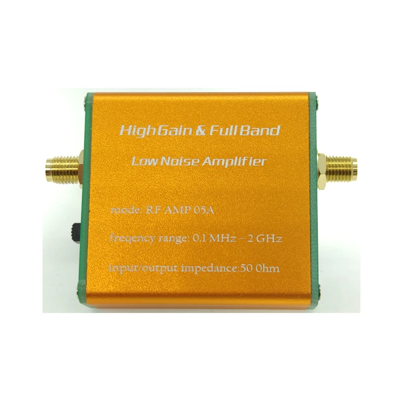 

100k-2GHz full band low noise amplifier preamplifier