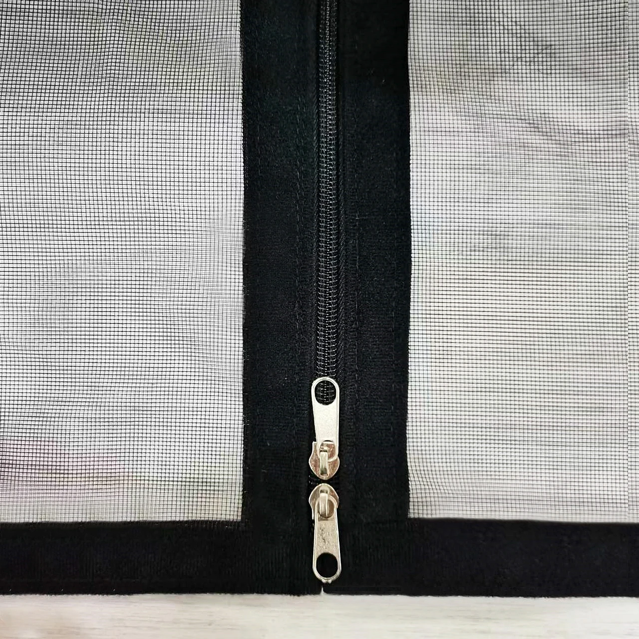 Anti mosquito window screen mosquito net self adhesive zipper for anti mosquito