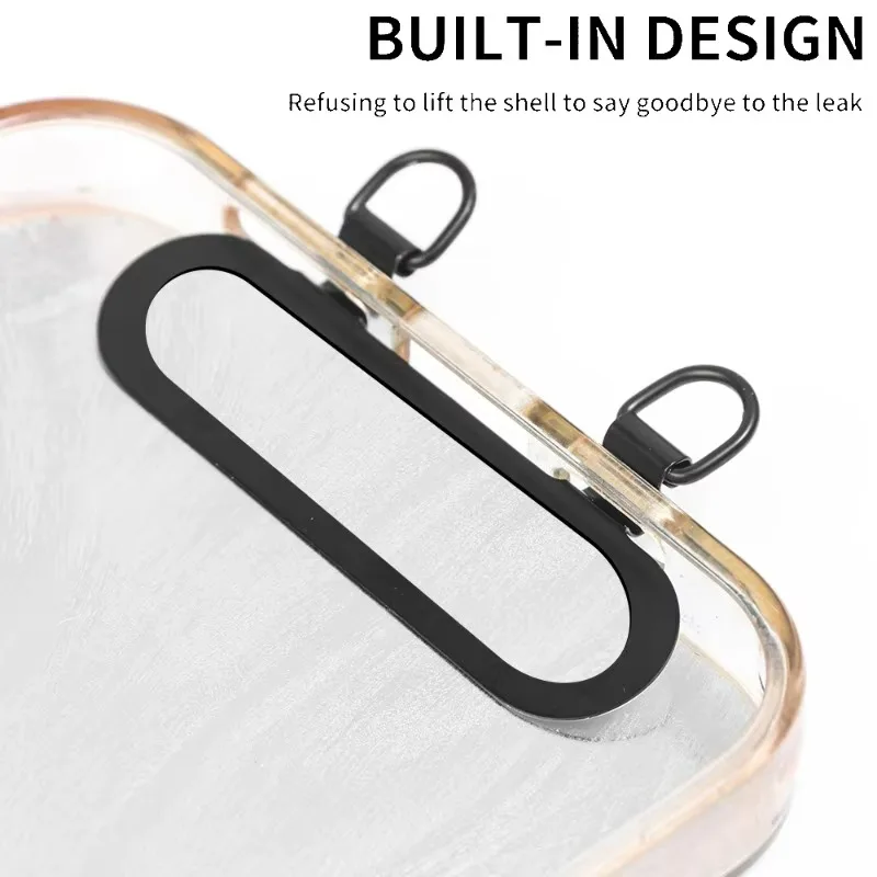 Ultra-Thin Stainless Steel Phone Tether Tab and Lanyard Clip