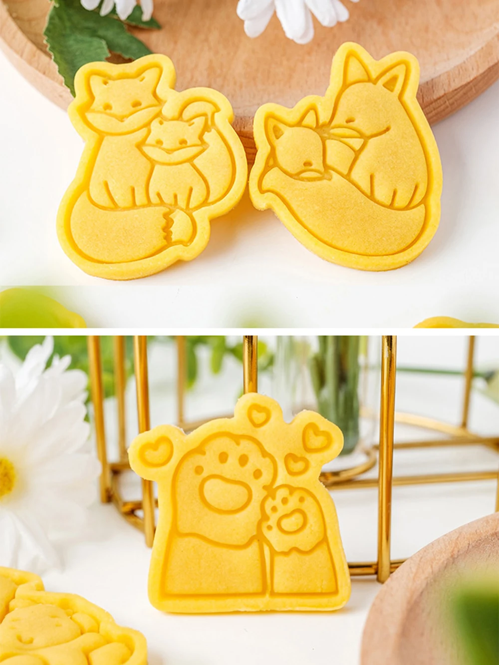 Cookie cutter baking mold cookie mould cartoon animal cookie mold embossing mold candy cookie DIY baking tool