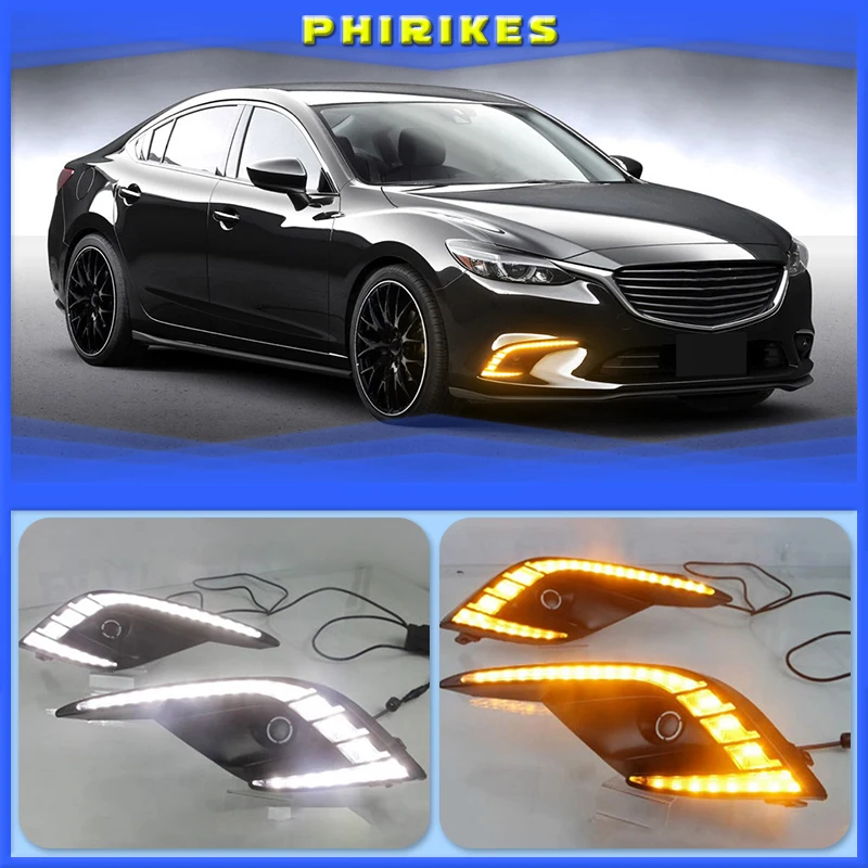 

Дневные ходовые огни для Mazda 6 Atenza 2016 2017 2018, 2 шт.
