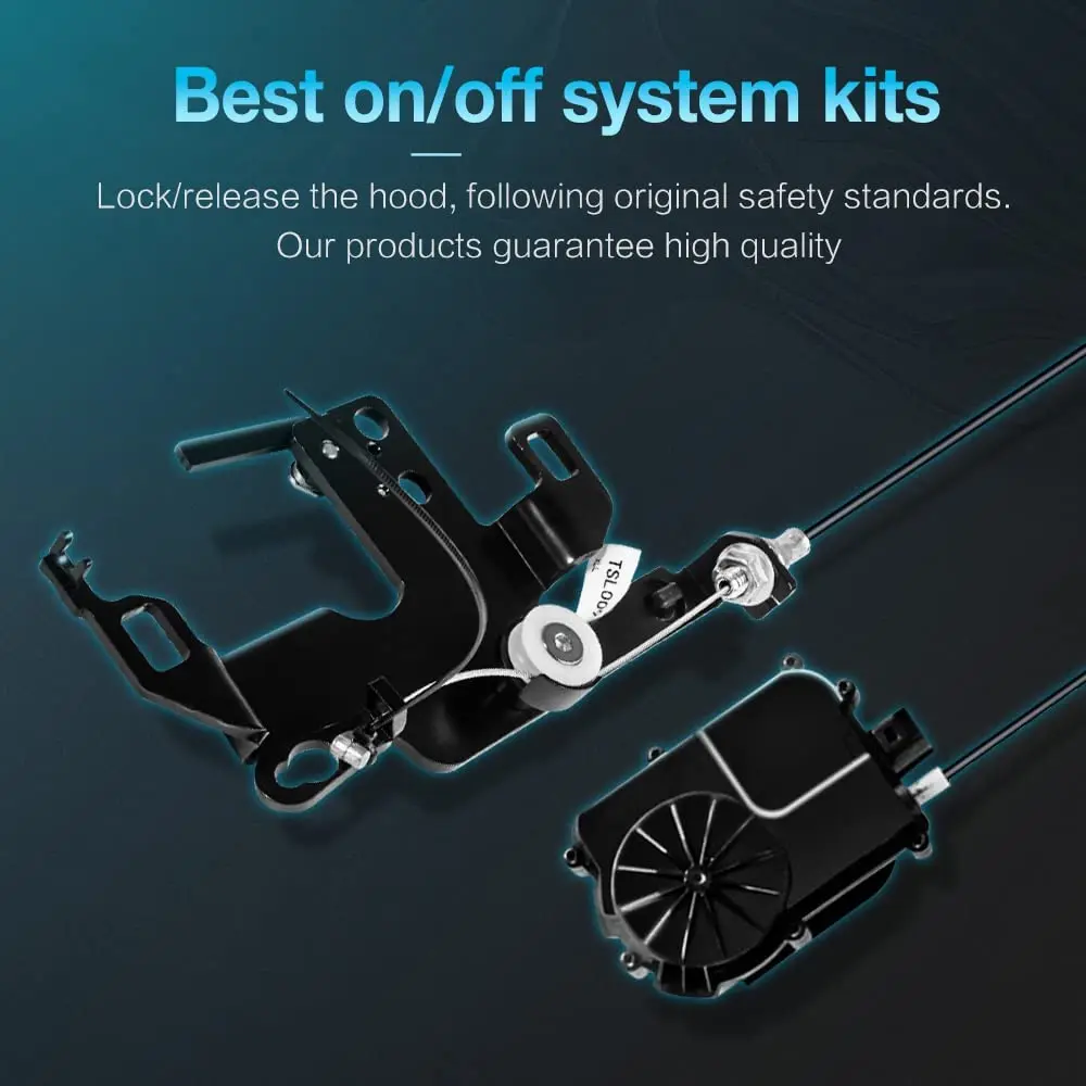 Kit Power Frunk per Tesla Model 3/Y Kit coperchio anteriore interruttore di spegnimento automatico elettrico telecomando impermeabile con cavo di trazione di emergenza