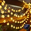 Solar Bubble Balls Lamp String Lights Outdoor Water Drops Outdoor Waterproof Orb Christmas Lights Patio Holiday Party 1