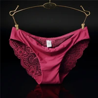 Femme dentelle culottes Sexy culotte transparente taille basse coton entrejambe slips grande taille dames sous-vêtements intimes nouvelle offre spéciale 3
