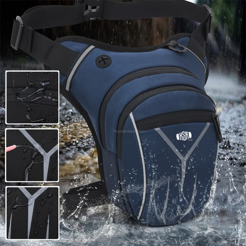 Per Yamaha Xsr700 Xsr 700 Xsr900 Xsr 900 Xsr125 155 Moto Impermeabile Goccia Vita Gamba Borsa Coscia Cintura Hip Bum Militare