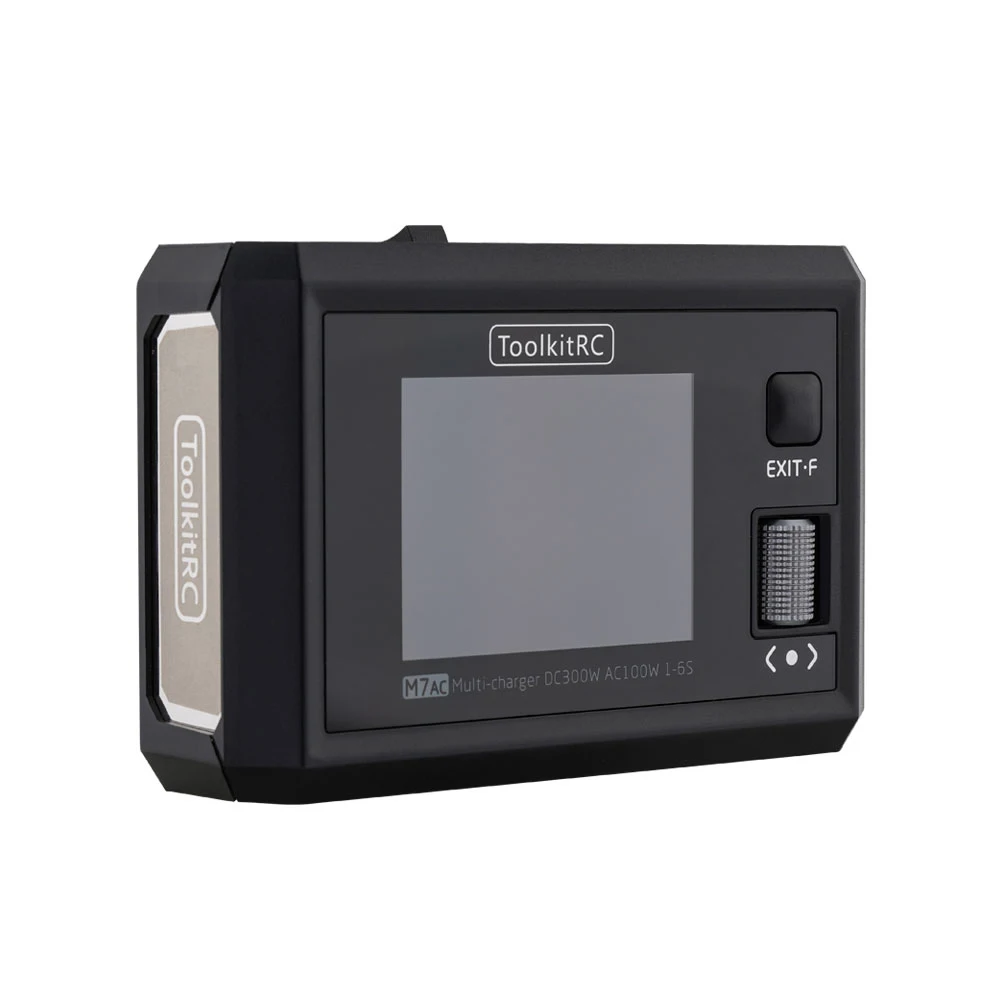 

ToolkitRC M7AC 2-6S XT60 XT30 Output AC DC Dual Input Smart Charger Multi-Functionality Signal Tester Drone Charger