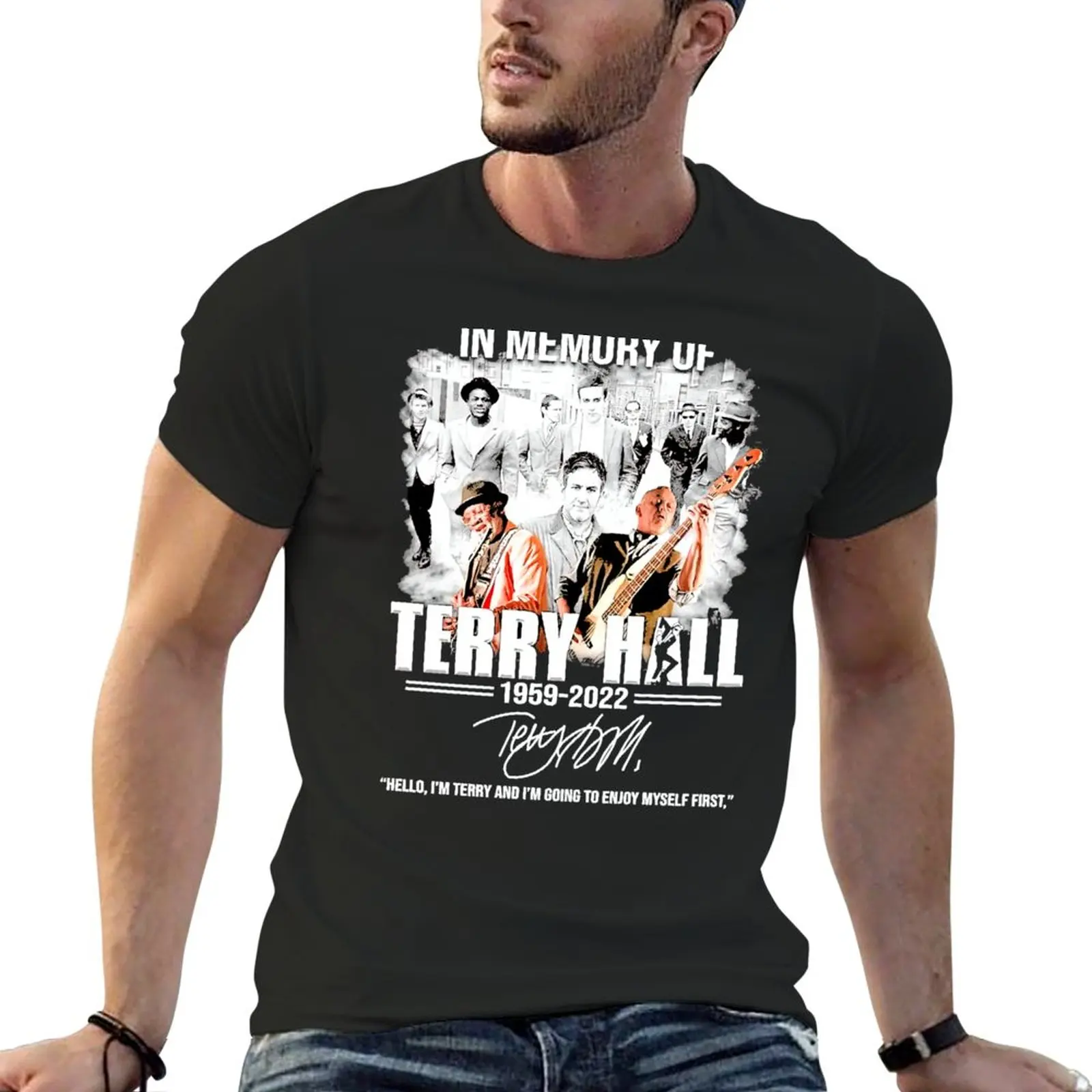 

New Terry Hall Signature T-Shirt tops cute tops mens t shirts