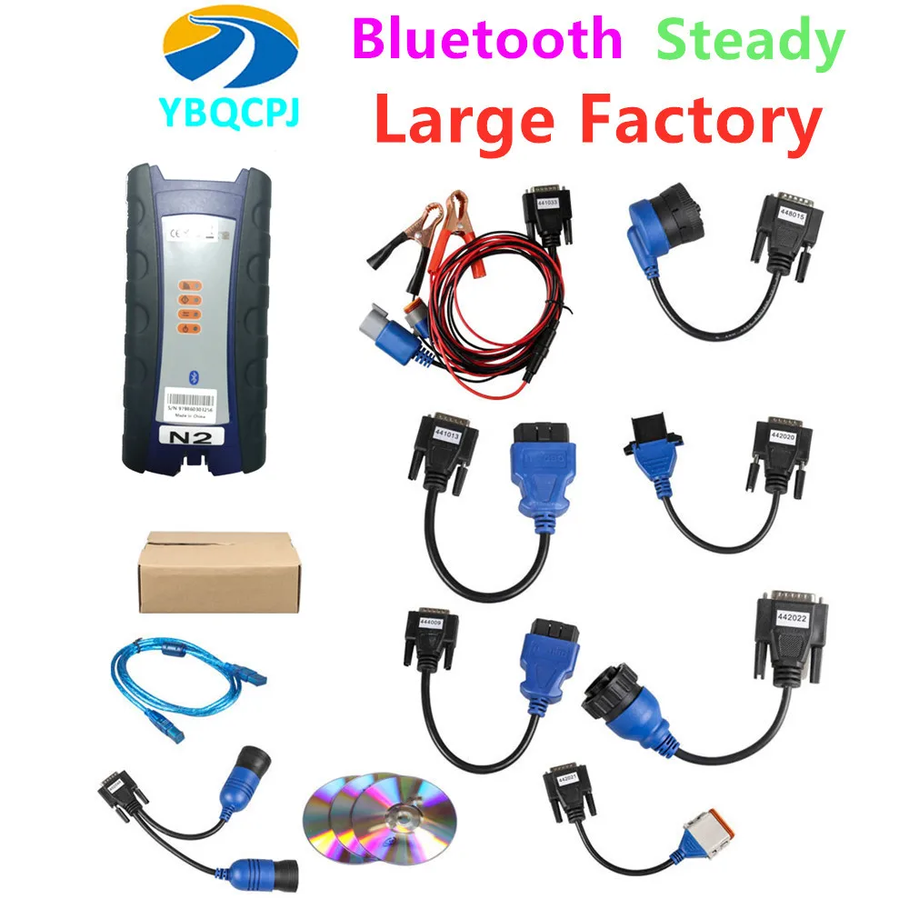 Большой завод Bluetooth USB N2 125032 Link 2 для Volvo Cummins Nexiq2 Isuzu Nexiq разъем дизельного грузовика
