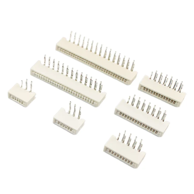 FPC FFC 1mm 1.0mm Pitch 4 5 6 7 8 9 10 11 12 13 14 15 16 18 20 22 24 25 26 28 30 Pin Dual Right Angle Flat Cable Connector 1
