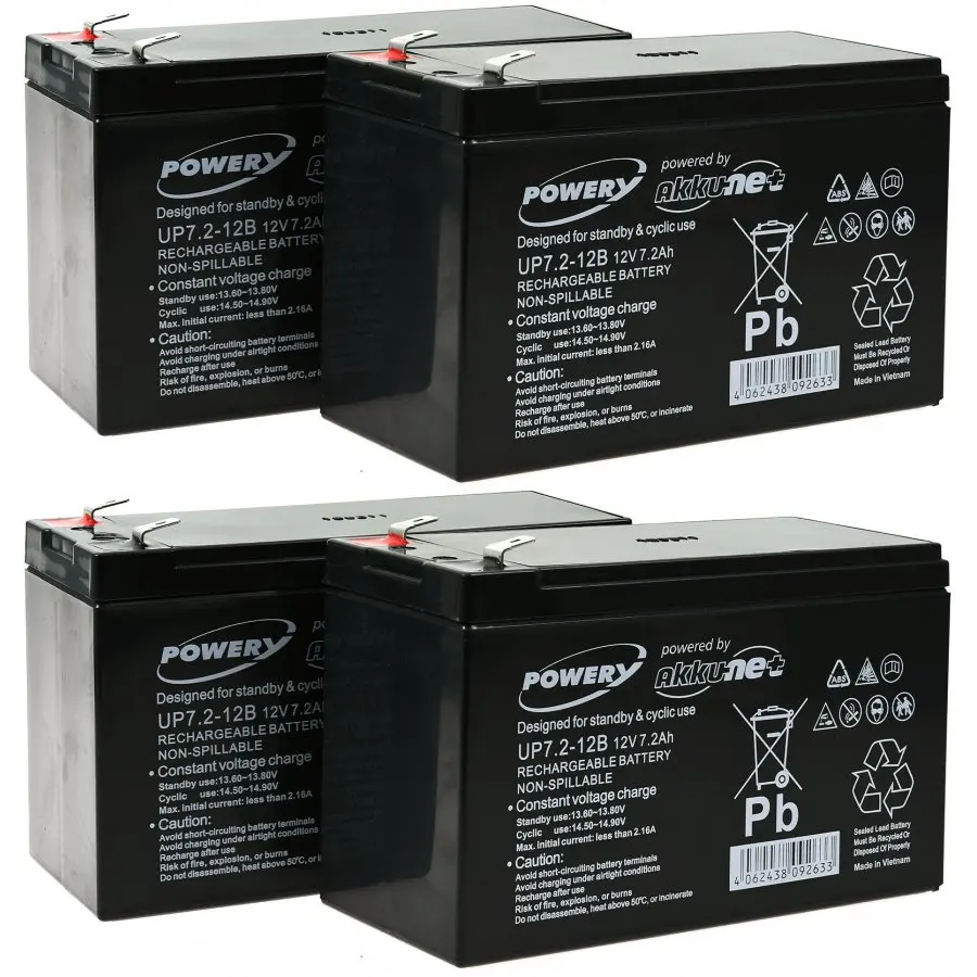 SAI APC RBC57, 12V, 7.2ah/86Wh, 납산, 충전식, 151mm x 65mm x 94mm, 100% 용 ...