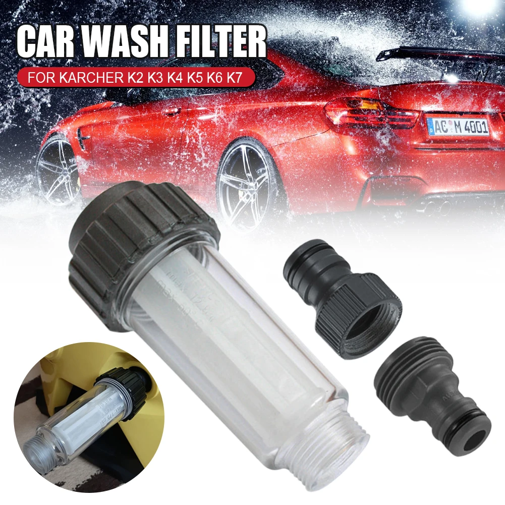 2x Auto-Wasserfilter Für Kärcher K2–K7 Hochdruckreiniger – Inkl. 10 Filternetzen, Bis 175 PSI