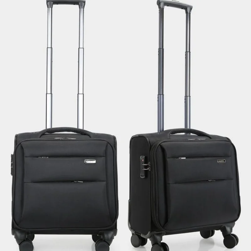 suitcases on wheels 12/16/18inch Cabin suitcase Portable luggage boarding box High-end quality trolley Case Business valise bag