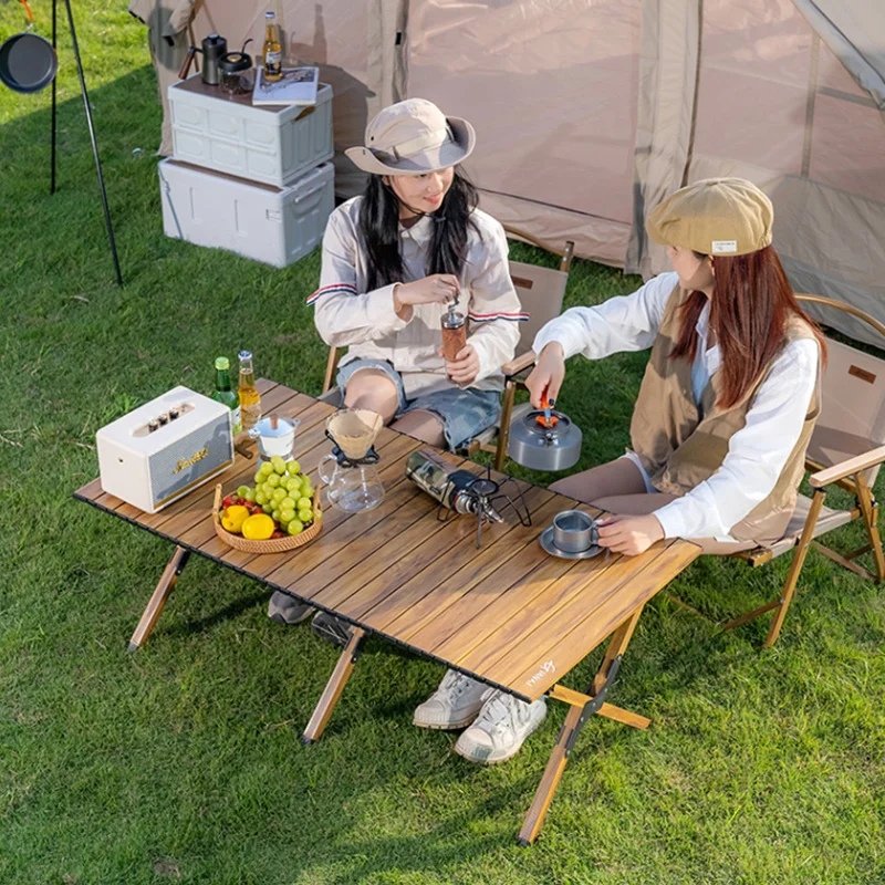 アウトドア 折りたたみ テーブルセット 高さ2段調整 軽量 ポータブル