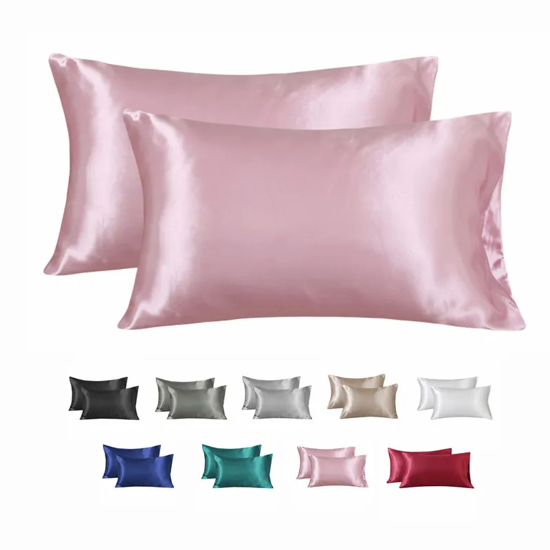 Pillowcase Pillow Cover Satin Hair Beauty Pillowcase Comfortable Pillow Case Home Decor Pillow Covers Cushions Home Decor