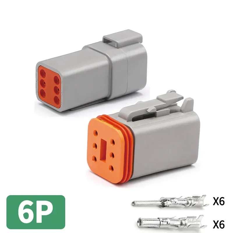 plugue selado automotivo, tipo, DT, DTM, DTP,