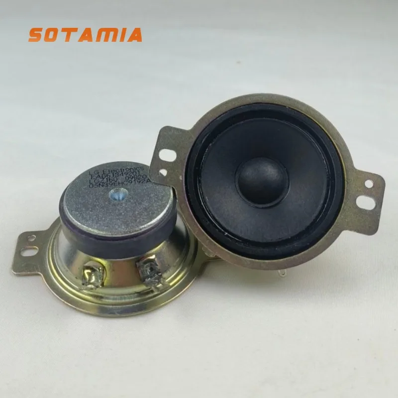 SOTAMIA 2Pcs 2.5 인치 트위터 12 옴 30W 단일 자기 오디오 고음 스..