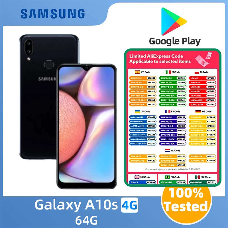 Samsung Galaxy A10s 4g Smartphone Exynos 7884 64gb 6 2 Inches Screen 13mp Camera Android Original.jpg Samsung Galaxy A10s 4g Smartphone Exynos 7884 64gb 6 2 Inches Screen 13mp Camera Android Original.jpg