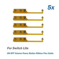 Switch Lite Replacement Power & Volume Button Flex Cable - 1/5pcs Set (5pcs for Switch Lite)