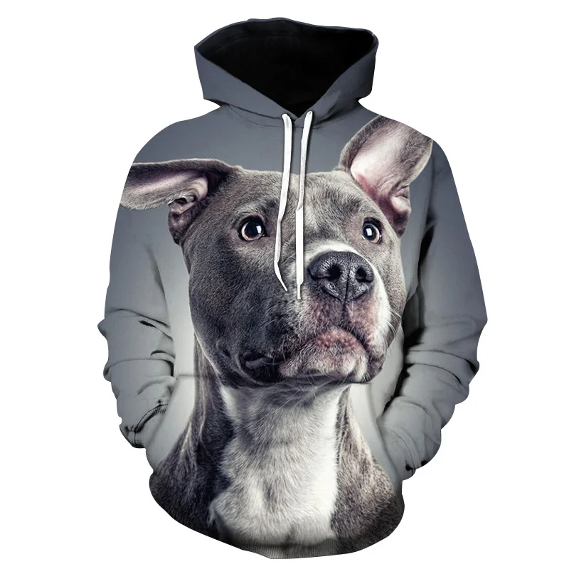 Cute Dog 3D Print Hoodie Men Women New Harajuku Street Beat Tops Fashion Casual Oversized Hoodie