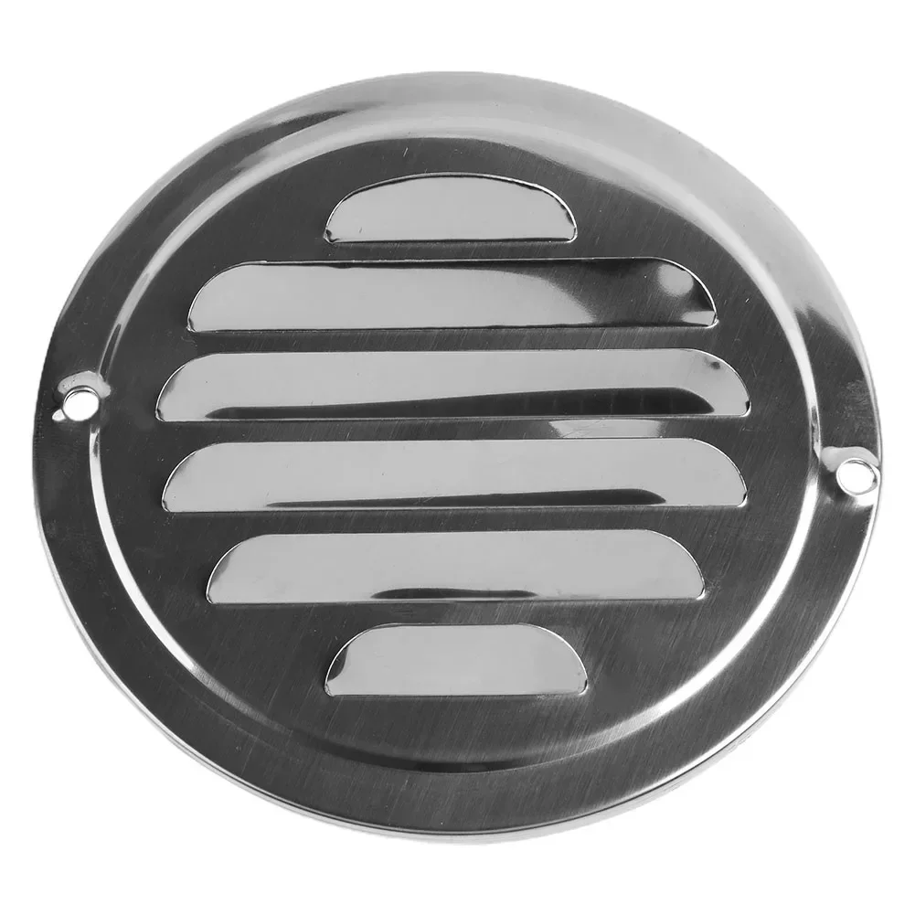 80/100mm Exterior Wall Air Vent Grille Round Ducting Ventilation Grilles Round Air Vent Grill Stainless Steel Cover