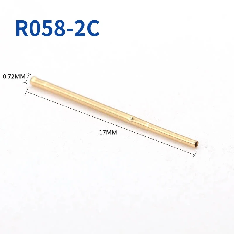 100PCSbag R058-2C Spring Test Needle Needle Sleeve 0.72mm Probe Needle Seat