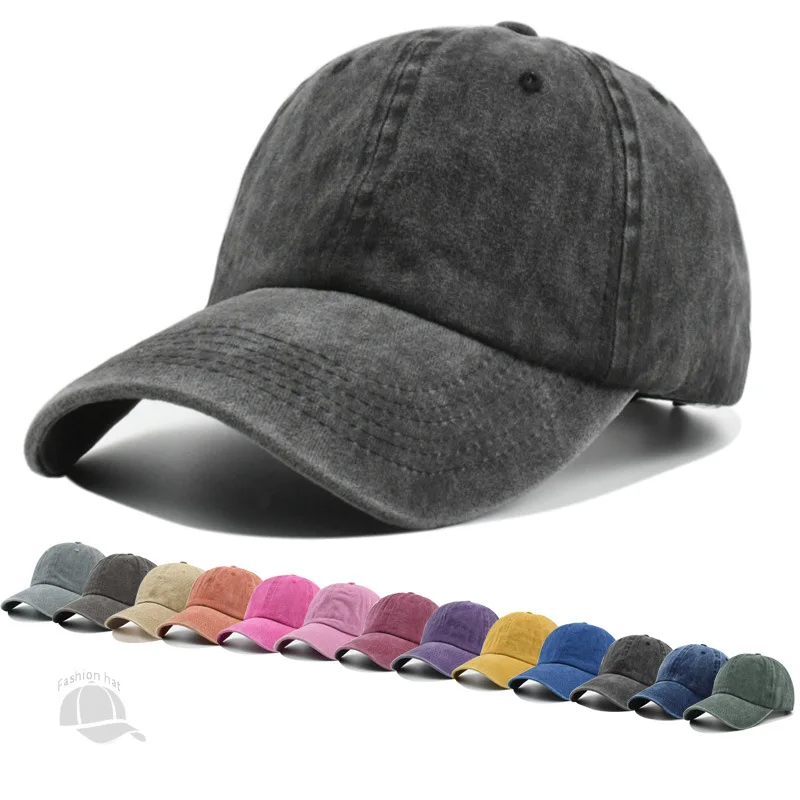 

Golf cap Light Board Washed Baseball Cap Fashion Male Outdoor Sports Sun Visor Duck Tongue Caps Golf Hats Men hip hop Hat