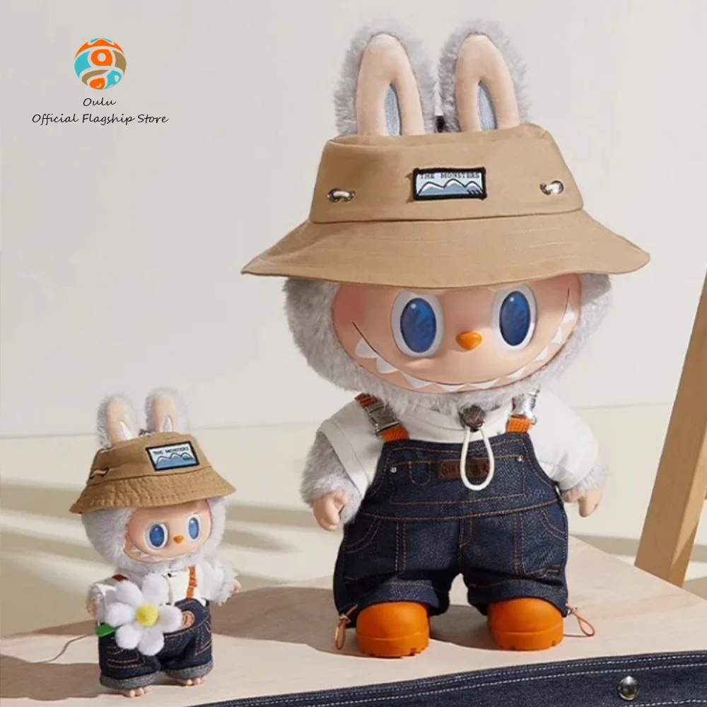 

40cm Labubu Anime Figures Spring Wild At Home Series Action Figure Kawaii Pvc Desk Decoration Ornament Gift For Kids Toy
