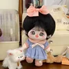 20cm Island Diary Cute Sweet Summer Sailor Suit Clothes Bowknot Dress Girl Plush Doll Outfit Costume Cosplay Kawaii Gift 2