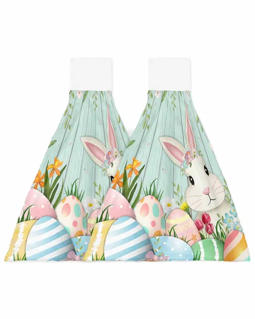 부활절 분위기를 고조시키는 축제적 핸드 타올