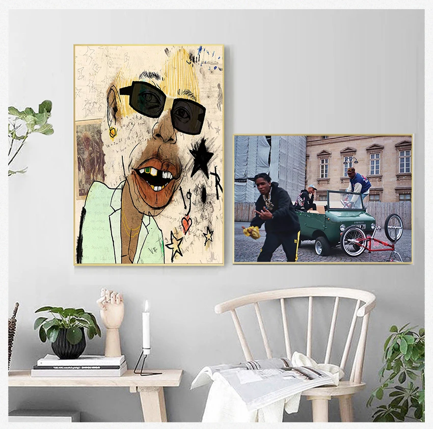 Music Album Star Art Canvas Painting Wall Pictures Living Room Home Decor Poster Prints Tyler the Creator Flower Boy IGOR Rap