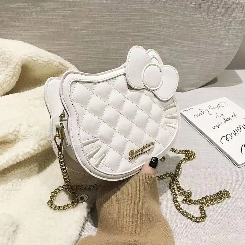 

Sanrio Hello Kitty Anime Kawaii Shoulder Bag Cute Wallet Cartoon Kt Cat Purses Handbags Crossbody Fashion Gifts for Girls