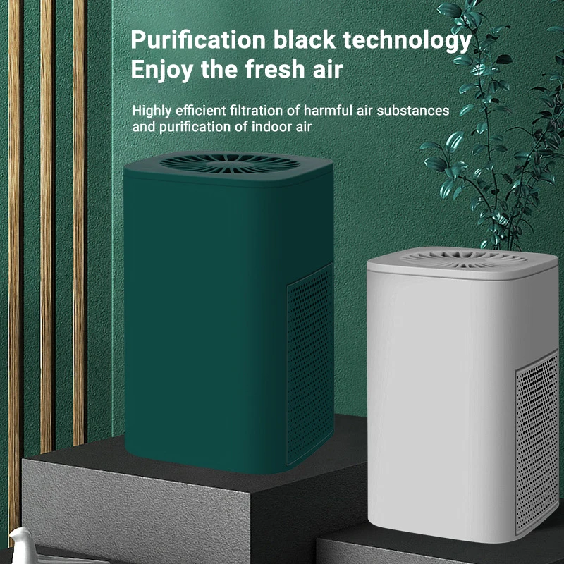 Portable Air Purifier Carbon Filters Efficient purifying air cleaner Removal Smoke Outdoor Air Cleaner for Home Car Office