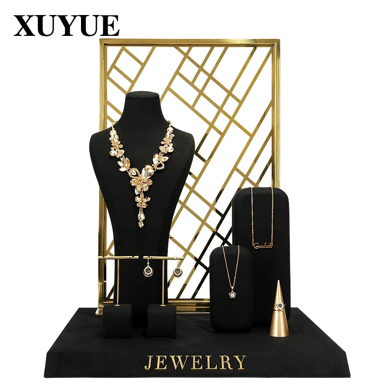 

Pearl necklace display stand jewelry necklace window display props jewelry ring placement rack earrings display rack holder