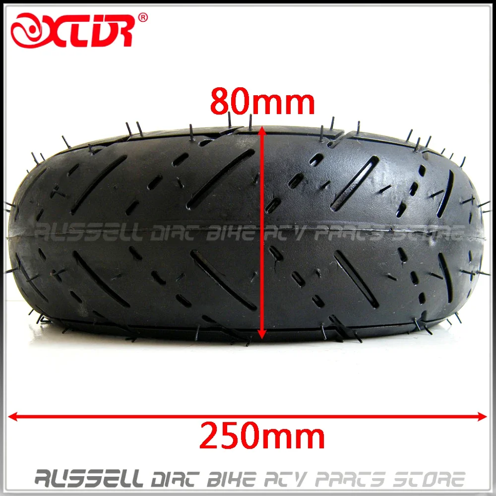Scooter Tyre Tube 3.00-4 Tire Wheels Mini 2 Stroke Quad ATV Motor Bike Parts (10''x3'', 260x85) For Pocket E300 E325