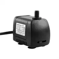 7W Ultra-Quiet Submersible Water Pump Hydroponic Pumps for Aquarium Rockery Fountain Fish Pond Fish Tank Pump EU Plug 220-240V 1