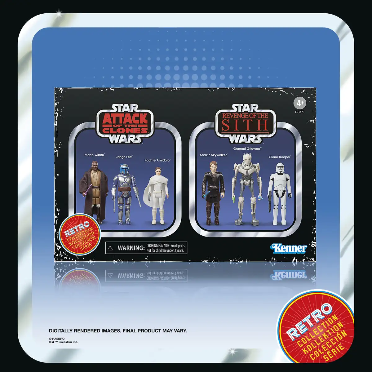 Hasbroスターウォーズマルチパック、レトロコレクション、g0371 