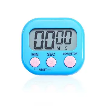 LCD Digital Kitchen Timer ทําอาหารแม่เหล็กนับถอยหลังจับเวลา Clear Loud Alarm Home Kitchen อุปกรณ์ทําอาหารขายส่ง 15