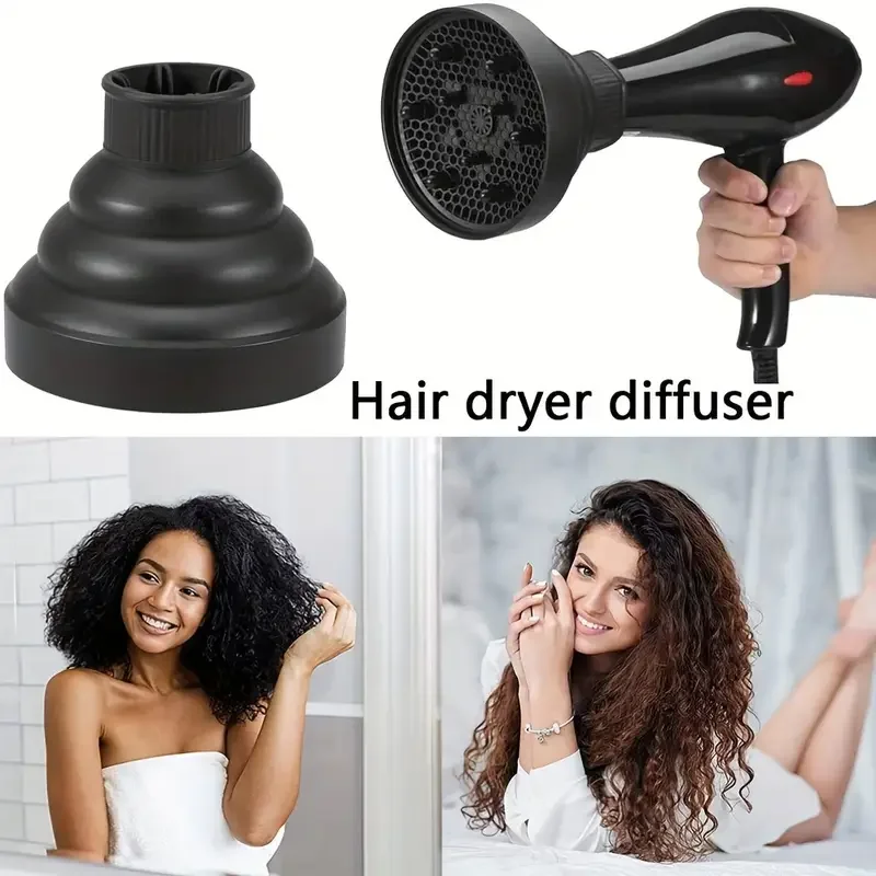 Silicone Hairdryer Diffuser Cover Adjustable Temperature Resistant Dispersing Drying Salon Tool hair styling tool