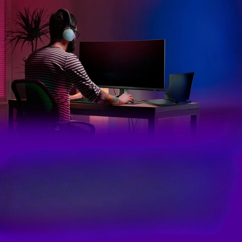 1800R Display, 3440x1440 Pixels at 175Hz, True 0.1ms Gray-to-Gray, 1M:1 Contrast Ratio, 1.07 Billions Colors - Lunar Light 5