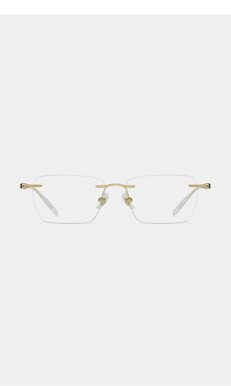CAPONI Randlose Optische Gläser Rahmen Ultra Licht Einfache Design Business herren Gläser Anti Blau Licht Computer Brillen JF0621 – Detail 15