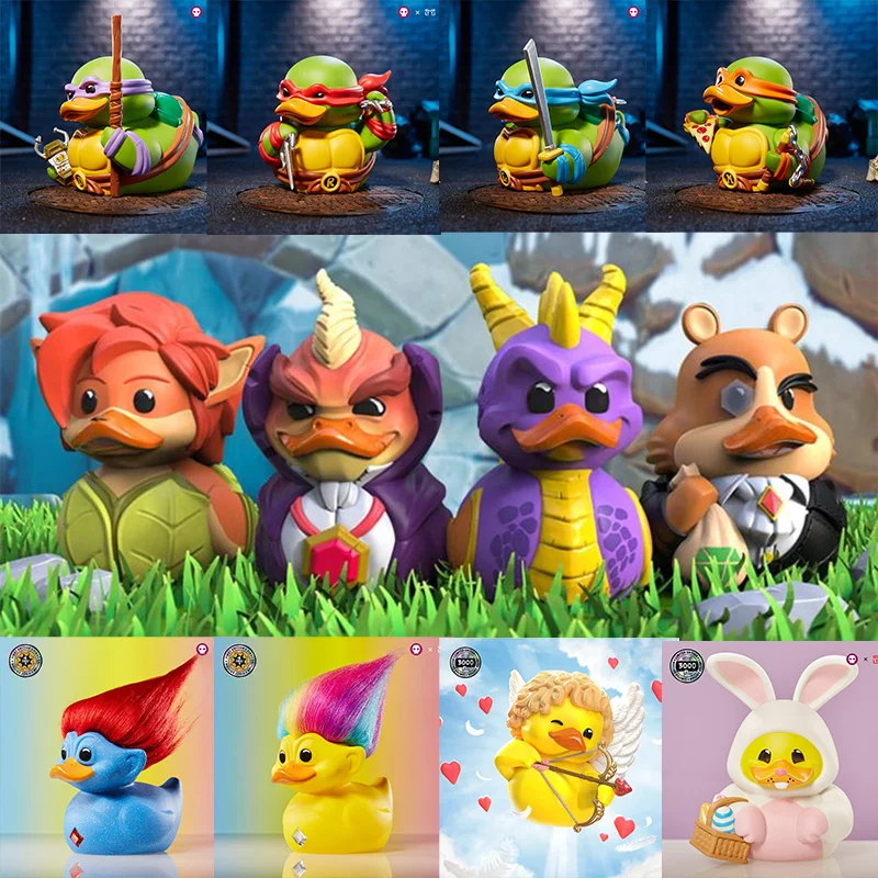 Original Numskull TUBBZ Spyro the Dragon Spyro Wong Character Collection Duck Collectible Ornaments Desktop Bathtub Toy Kid Gift