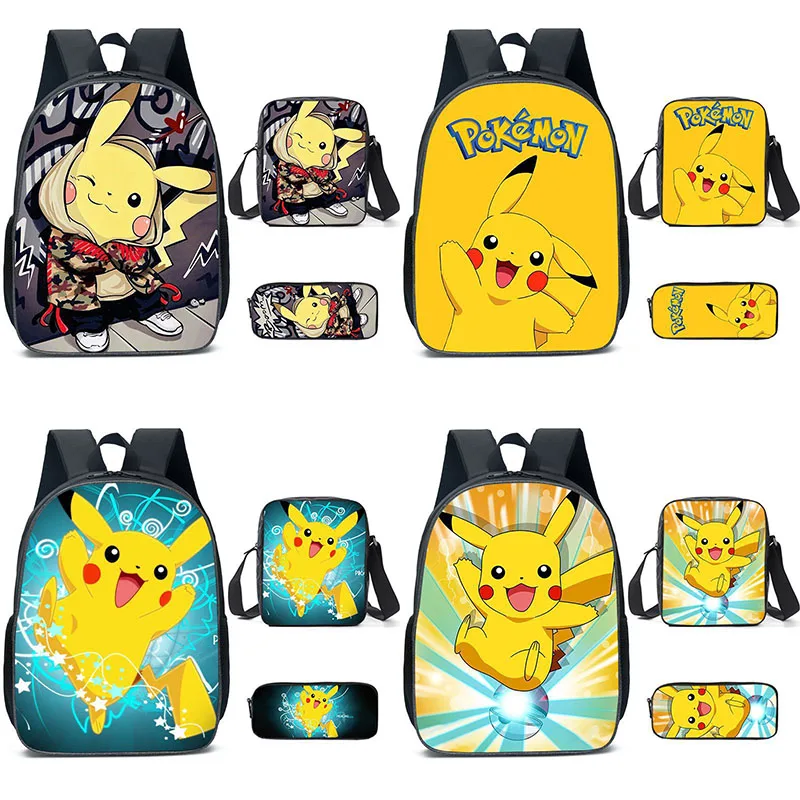 Pikachu Canvas Backpack