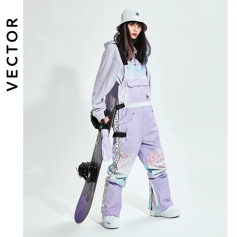 Pantaloni da sci da uomo spessi da donna tuta intera dritta tuta da sci  bavaglino impermeabile inverno caldo antivento sport all'aria aperta  Snowboard|Skiing Pants| - AliExpress