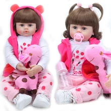 

Reborn Baby Doll Toy Simulation Doll Cloth Body Stuffed Realistic Baby Doll With Giraffe Toddler Toy Birthday Holidays Gifts